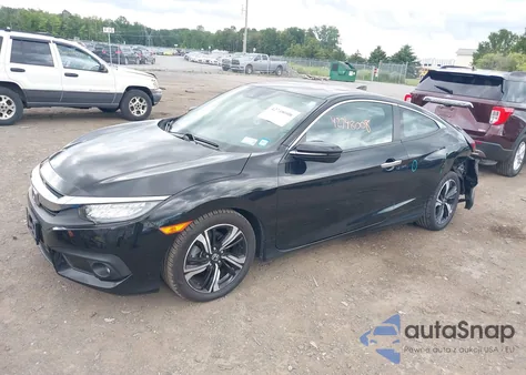 2016 Honda Civic Touring z USA, uszkodzony, nr VIN 2HGFC3B95GH353792
